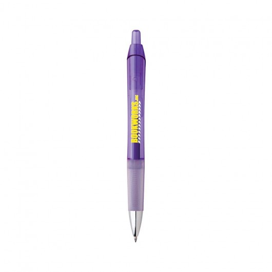 Bic Intensity Clic Gel Pens Clear Purple